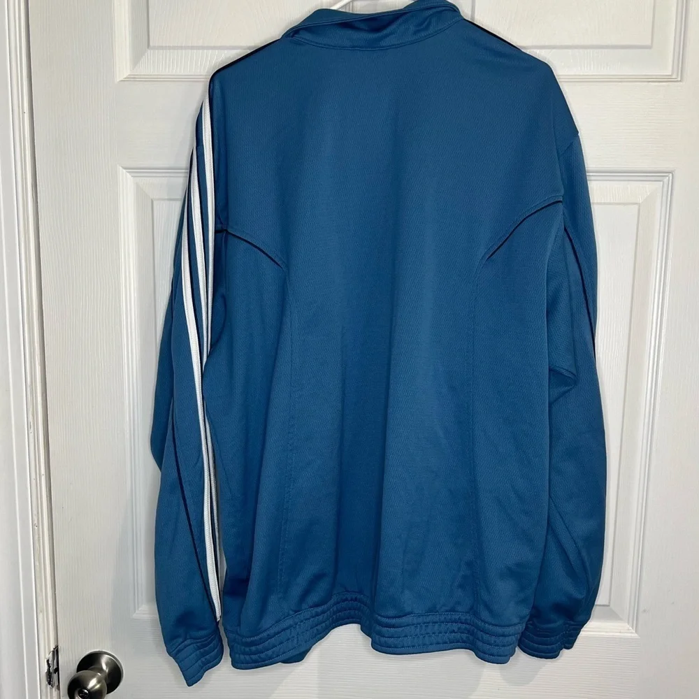 Adidas Men’s Track Jacket - Blue - Size Large (AZF001)